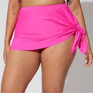 Torrid Pink Swim Skirt